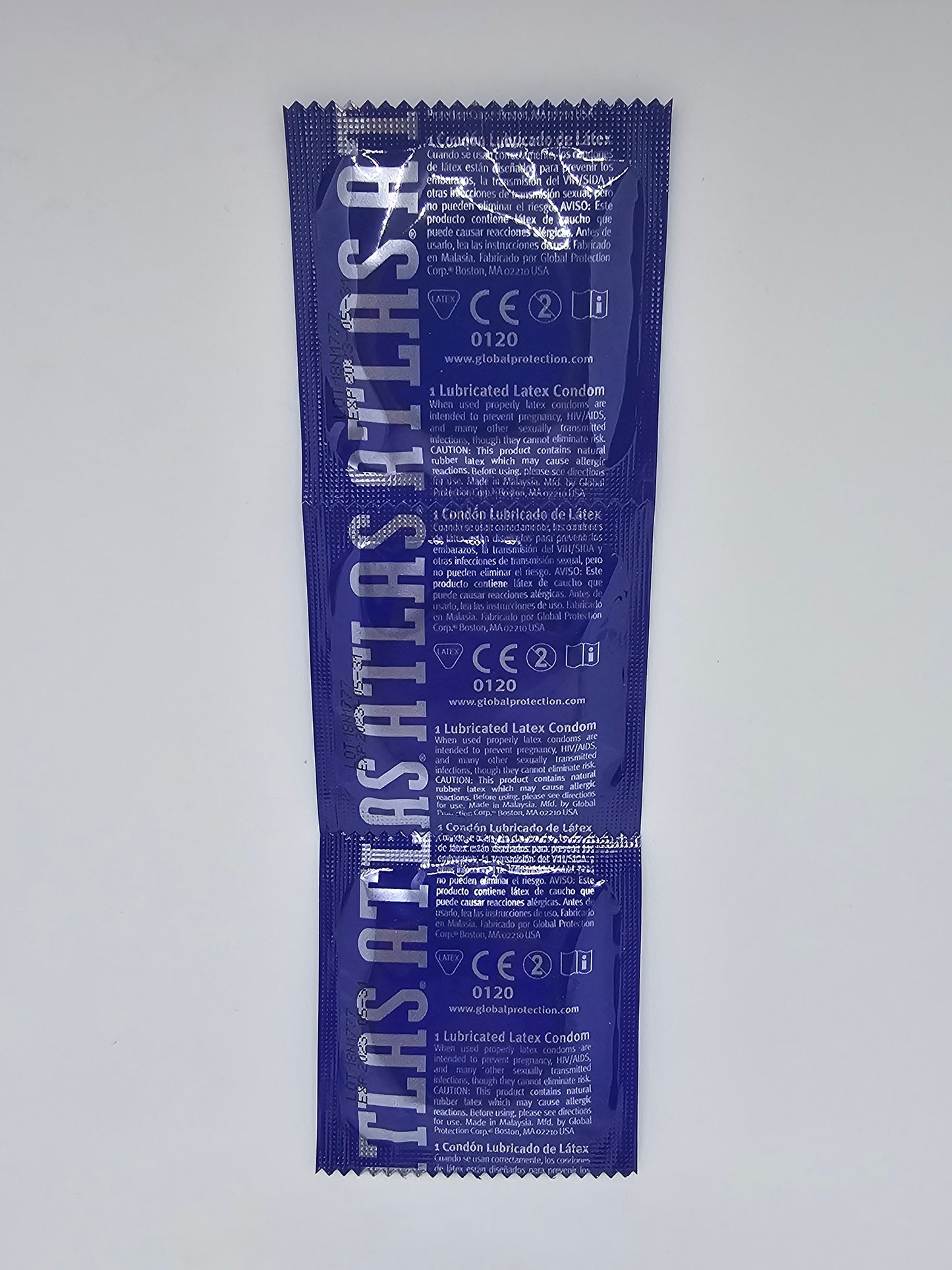 Atlas ultra lubricant condoms.