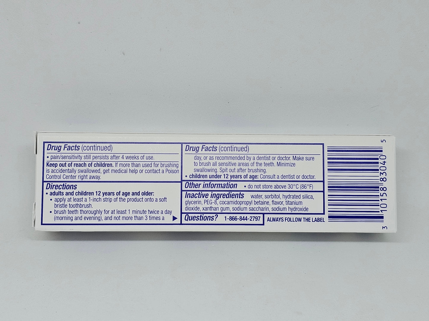 Sensodyne toothpaste. Express deliver 😌
