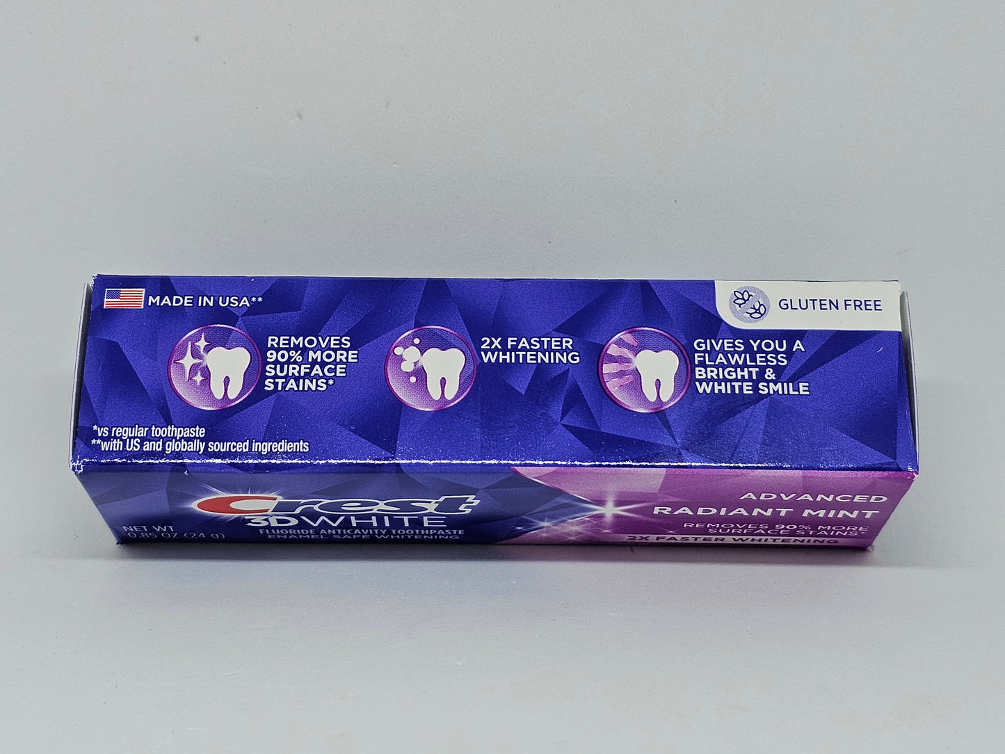 Crest toothpaste. Express delivery.