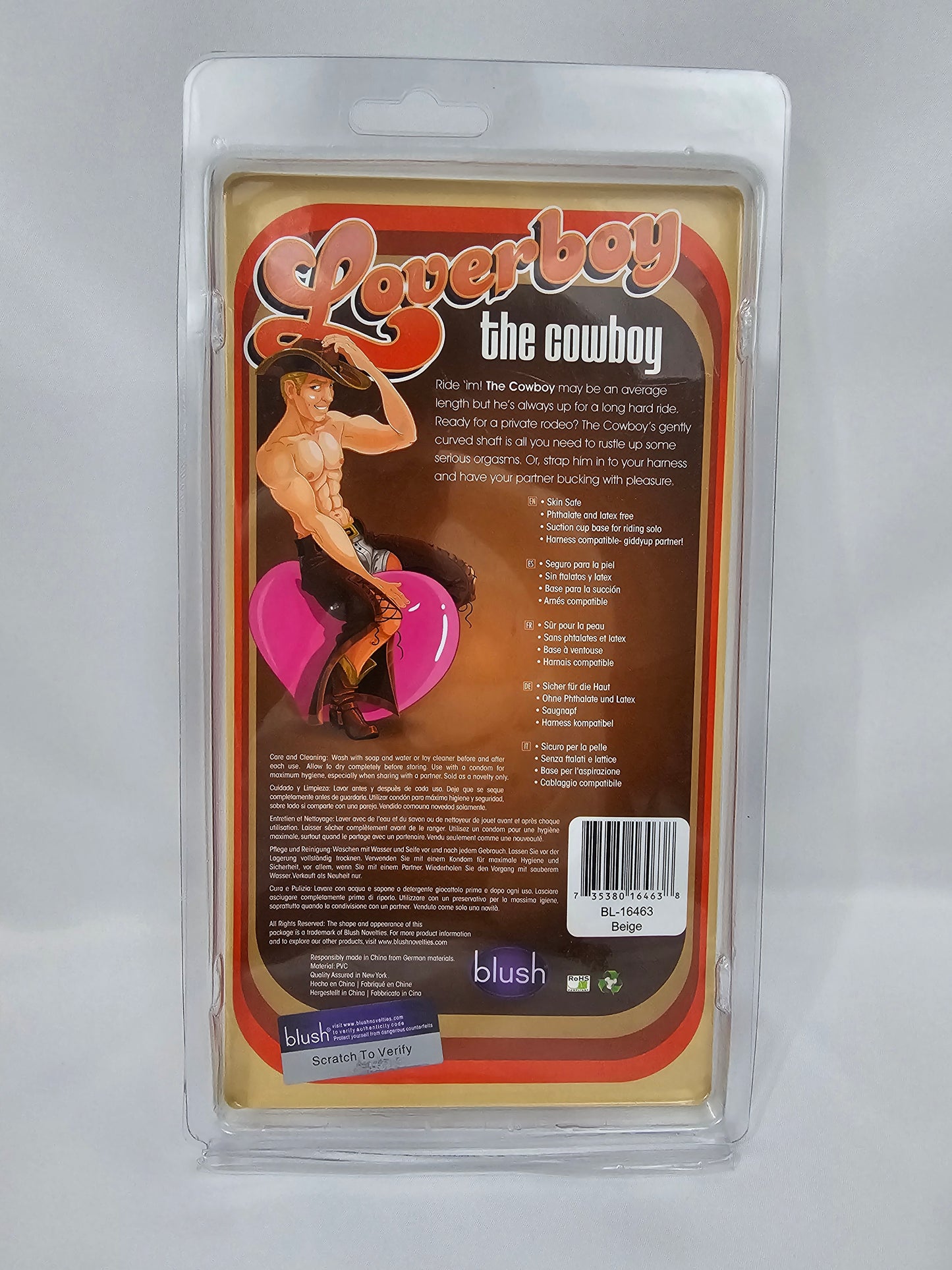 Cowboy dildo.