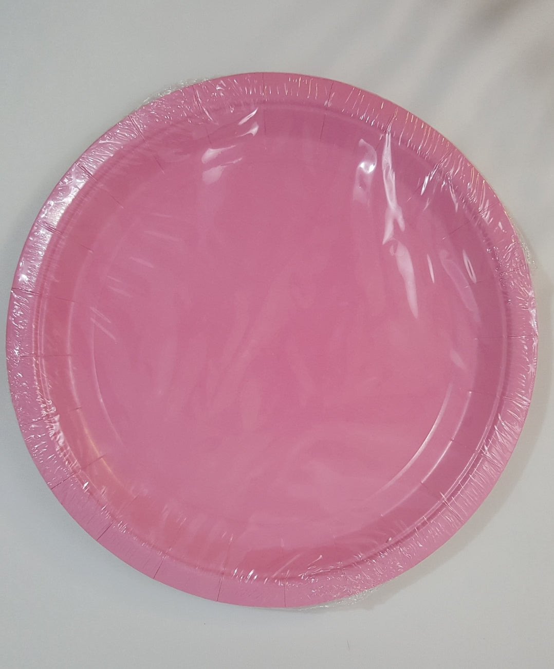 Pink plates.