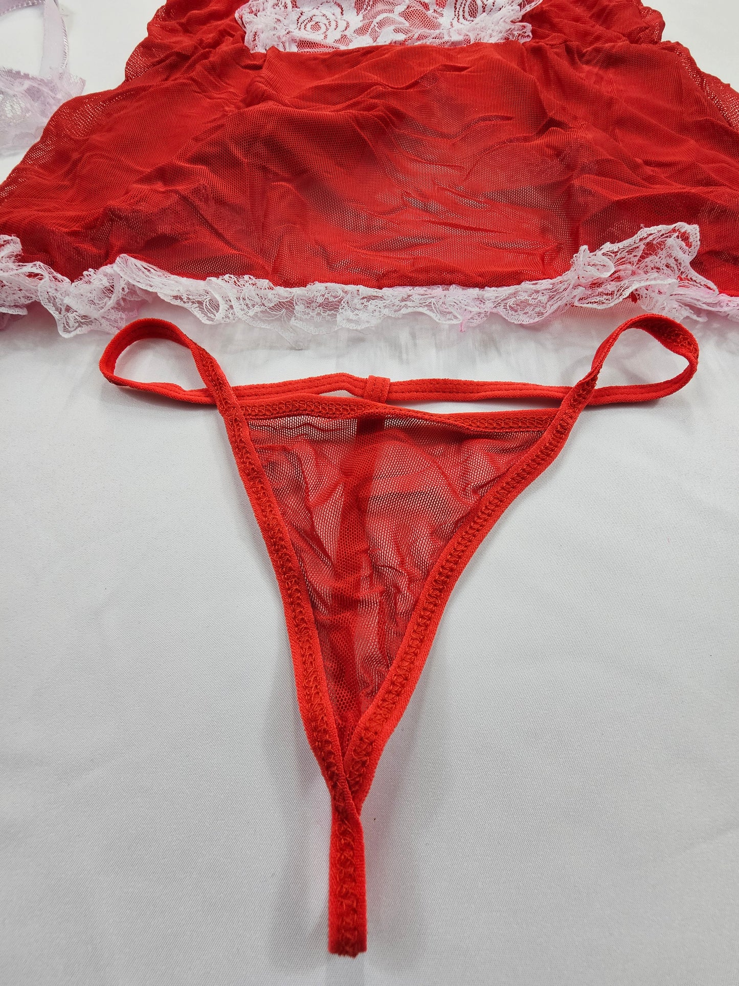 Red sexy Maid.