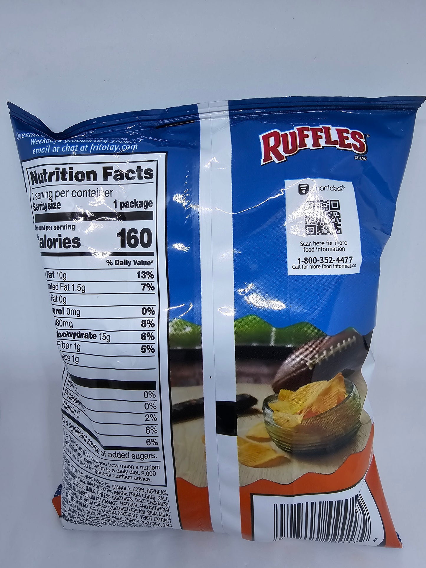 Ruffles potato 🥔 chips express deliver on the strip.