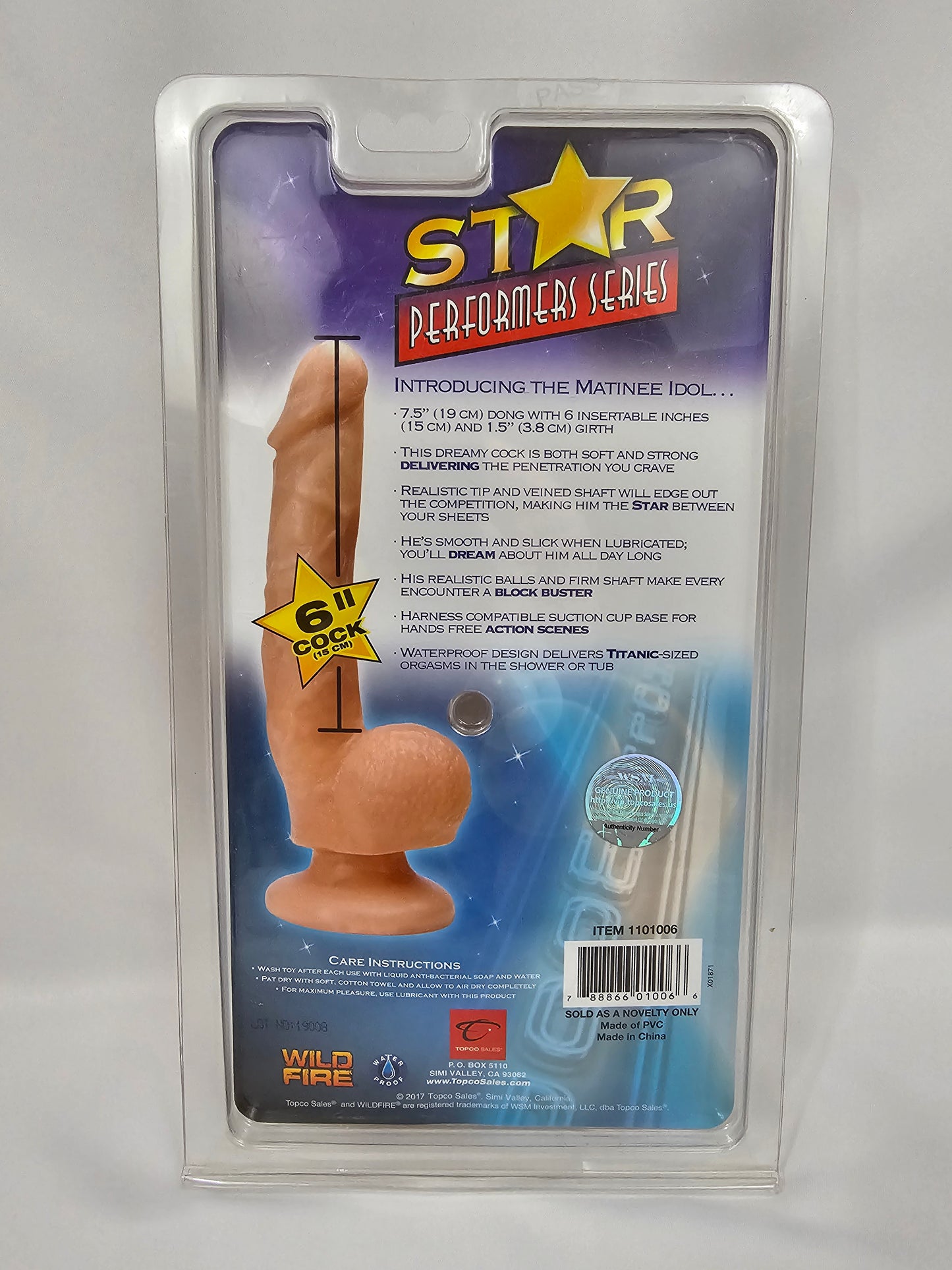 Porn Star dildo 7.5" express delivery.