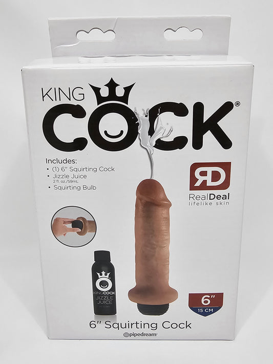 6" squirting dildo delivery.