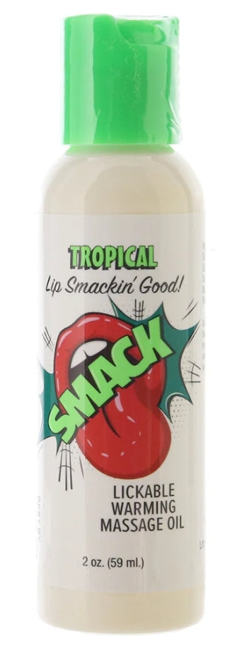 Smack Warming Massage Oil 2oz/59ml in Tropical