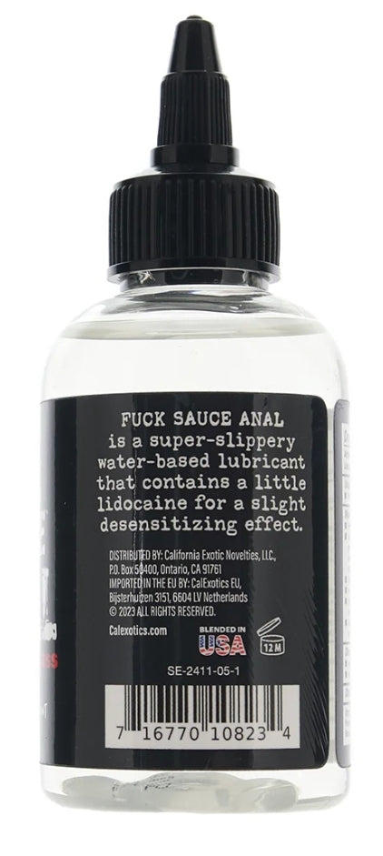 F**k Sauce Anal Numbing Lube 4oz/120ml