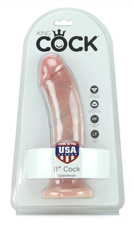 8 inch king dildo. Express delivery.