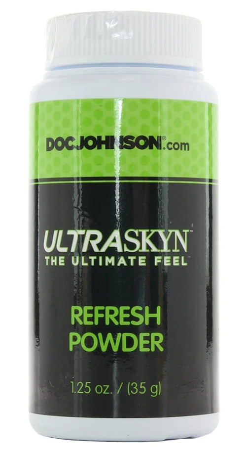 Refresh powder dildo.