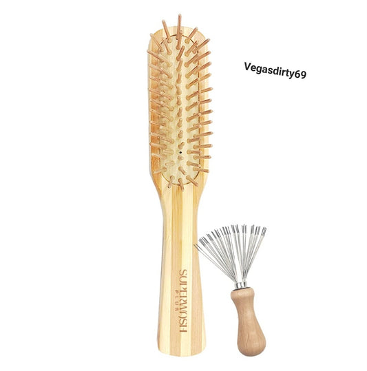 Bamboo hair brush express delivery.