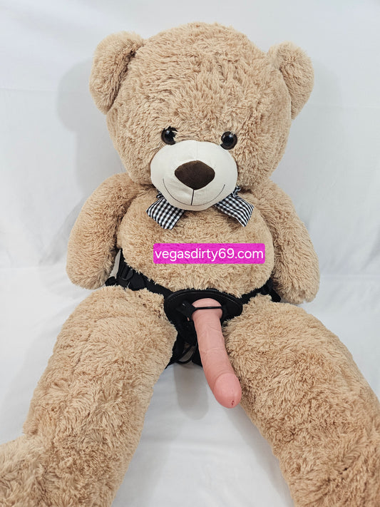 4 feet Teddy bear with an 8 inch didlo 🍆 🧸 🐻