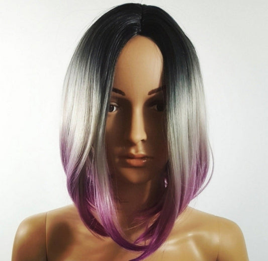 2 color ombre wig