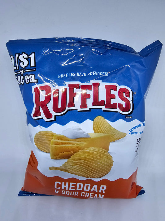 Ruffles potato 🥔 chips express deliver on the strip.