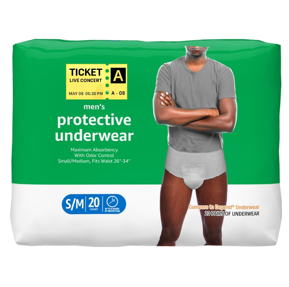 Basics Incontinence Underwear for Men express delivery (3 pack.)