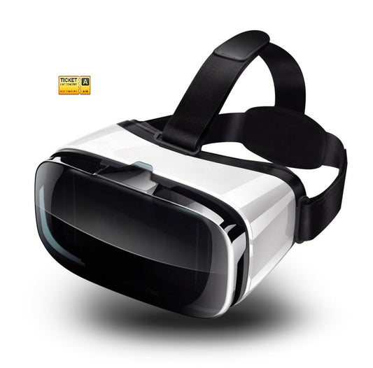 VR Headset. 3D movie