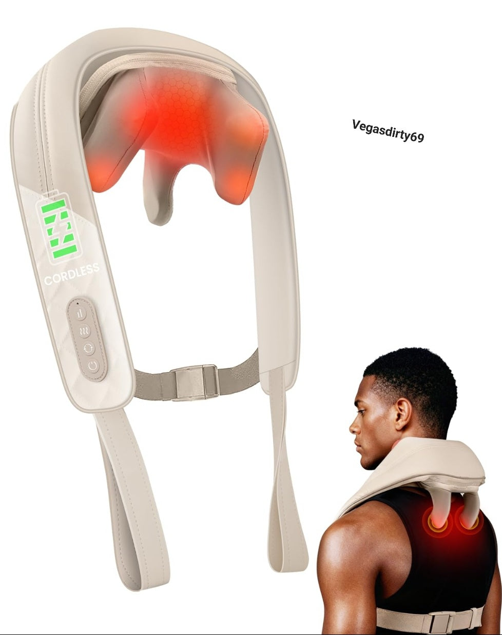 Snailax Cordless Neck Massager express delivery on the strip.