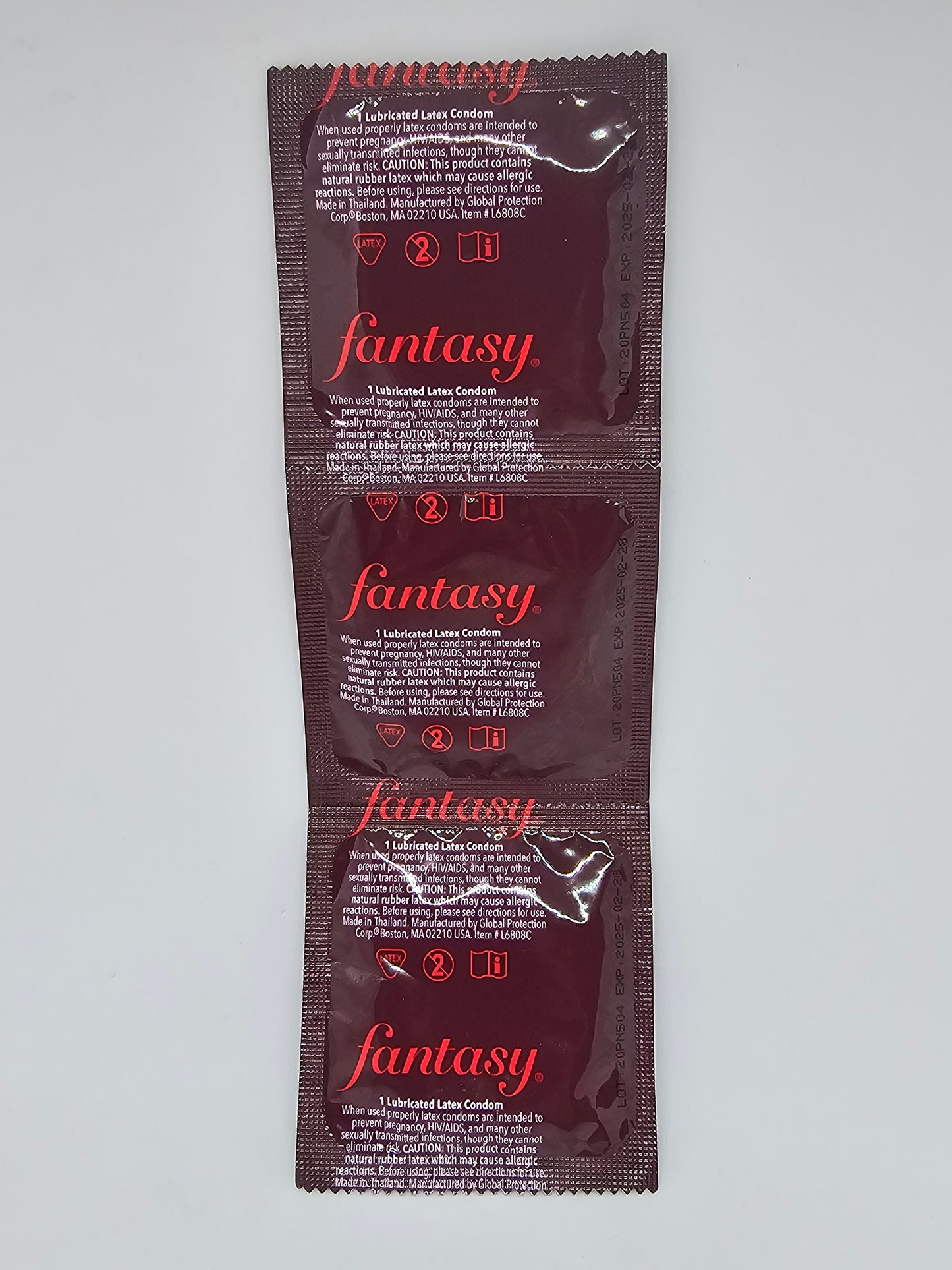 3 fantasy lubricate condoms.