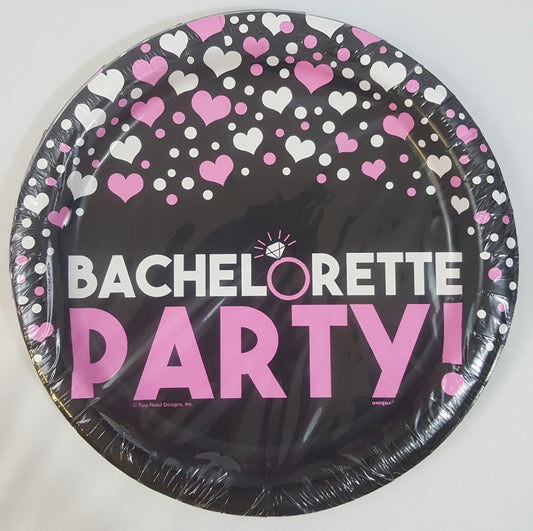 Bachelorette plates.