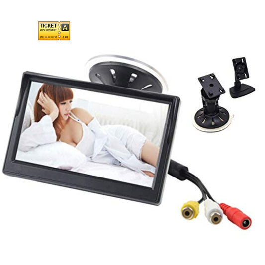 EKYLIN Car Monitor, 5" Wide Input Truck/in-Car LCD.